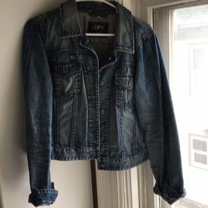 Ann Taylor Loft Denim Jacket - size 12